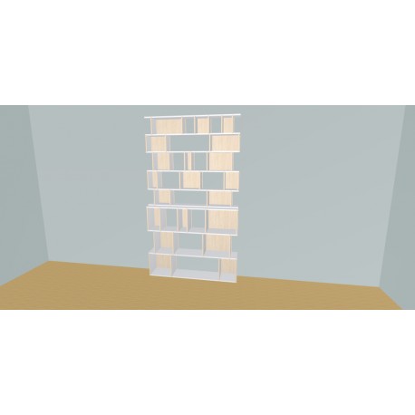 Meuble Bibliothèque sur-mesure (H236cm - L150 cm)