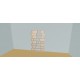 Custom bookcase  (H192cm - W140 cm)