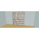 Custom bookcase  (H236cm - W240 cm)