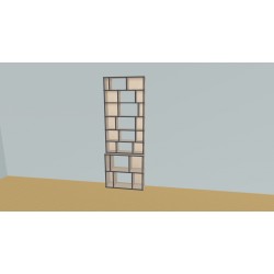 Meuble Bibliothèque sur-mesure (H224cm - L80 cm)