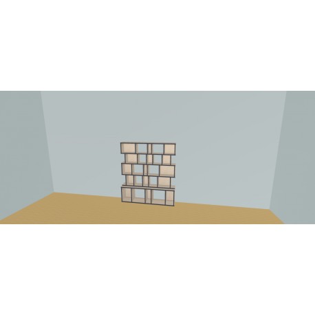 Custom bookcase  (H141cm - W140 cm)