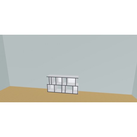Meuble Bibliothèque sur-mesure (H73cm - L140 cm)
